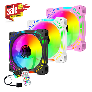 Пользовательский ваш логотип низкий MOQ 12 В RGB игровой ПК вентилятор компьютерный корпус кулер <span class=keywords><strong>CPU</strong></span> 120 мм Rgb вентилятор для ПК корпус Tower PWM охлаждающий вентилятор Argb 5V - Product Image 2