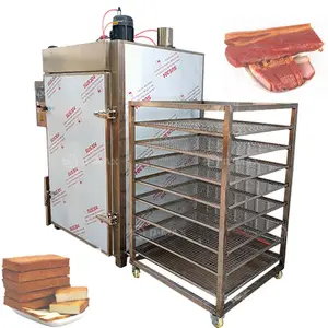 Factory supply Steamed Meat Fish Poultry Meat Sausage Processing Smoked Furnace Smoke House Machine