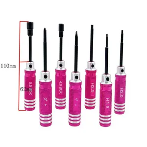 Juego de 7 Destornilladores Hexagonales de 1.5, 2.0 y 2.5 mm, Llaves para Tuercas, para Helicópteros RC Wltoys, Traxxas, <span class=keywords><strong>Axial</strong></span>, Autos, Aviones, Drones FPV - Product Image 3