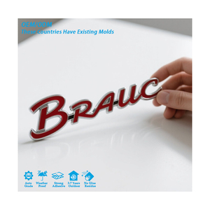 Insignias de coche personalizadas de fábrica, chapado en Metal automático, logotipo 3D, emblema decorativo para coche al por mayor - Product Image 2