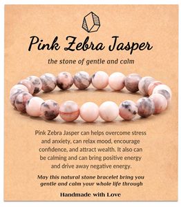 Vente en gros pas cher <span class=keywords><strong>prix</strong></span> hématite bleu rose rouge brun yeux de tigre pierre perlée énergie bracelet pour hommes et femmes bijoux - Product Image 6
