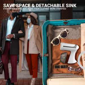 Mini demir makinesi elektrikli el seyahat kuru buhar ütü Modern araba otel ve açık abd Plug için - Product Image 4