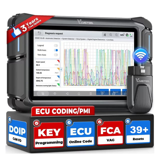 USA Warehouse VDIAGTOOL VD70S Wireless Automotive Key Programming Tools Car Diagnostic Programming Tools for All Cars 2026 New