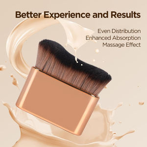 <span class=keywords><strong>Pinceau</strong></span> applicateur de fond de teint auto-bronzant pour le corps, pinceaux de maquillage corporel, applicateur de fond de teint liquide, anticernes, crème bronzante pour le corps - Product Image 6