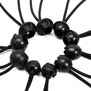 Camping en plein air fourniture accessoires élastique fixe en plastique corde boule bâche Trampoline tente élastiques cordons cerclage corde cravate - Product Image 1