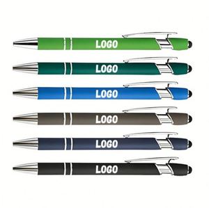 Stylo tactile publicitaire avec logo d'entreprise imprimé, stylo à bille pour la réception - Product Image 1