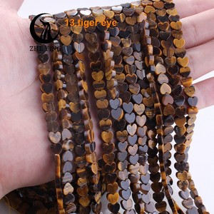 Zhe Ying 6m perles de <span class=keywords><strong>pierre</strong></span> en forme de coeur en gros <span class=keywords><strong>pierre</strong></span> gemme naturelle coeur plat perle <span class=keywords><strong>pierre</strong></span> pour la fabrication de bijoux à bricoler soi-même - Product Image 5