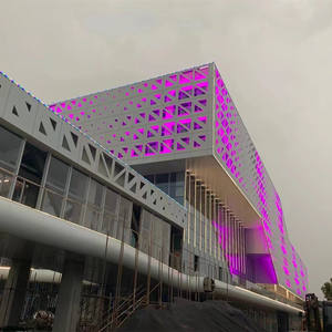 Revêtement décoratif de mur de verre extérieur en <span class=keywords><strong>aluminium</strong></span> et mur de rideau en verre mur de façade - Product Image 1