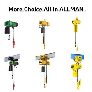 ALLMAN M4 kualitas tinggi kelas kerja 1ton kerekan rantai listrik tugas berat untuk gudang konstruksi - Product Image 6