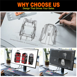 Sac à roulettes pour bâtons de baseball Kopbags personnalisé, sacs de softball, sac à roulettes pour bâtons de baseball, grand modèle - Product Image 3