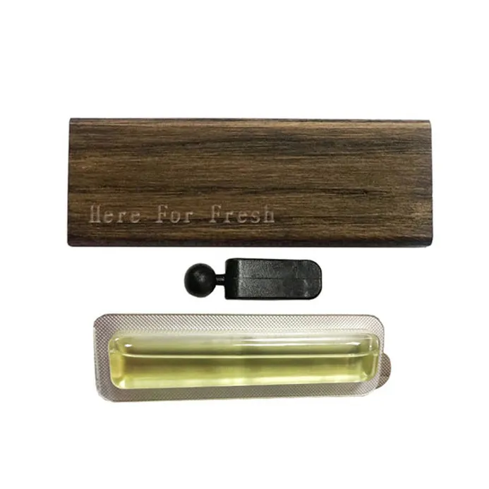 Cadeau de voiture OEM Parfum Bois Diffuseur Évent Suspendu Parfum de voiture en bois Rafraîchisseur d'air