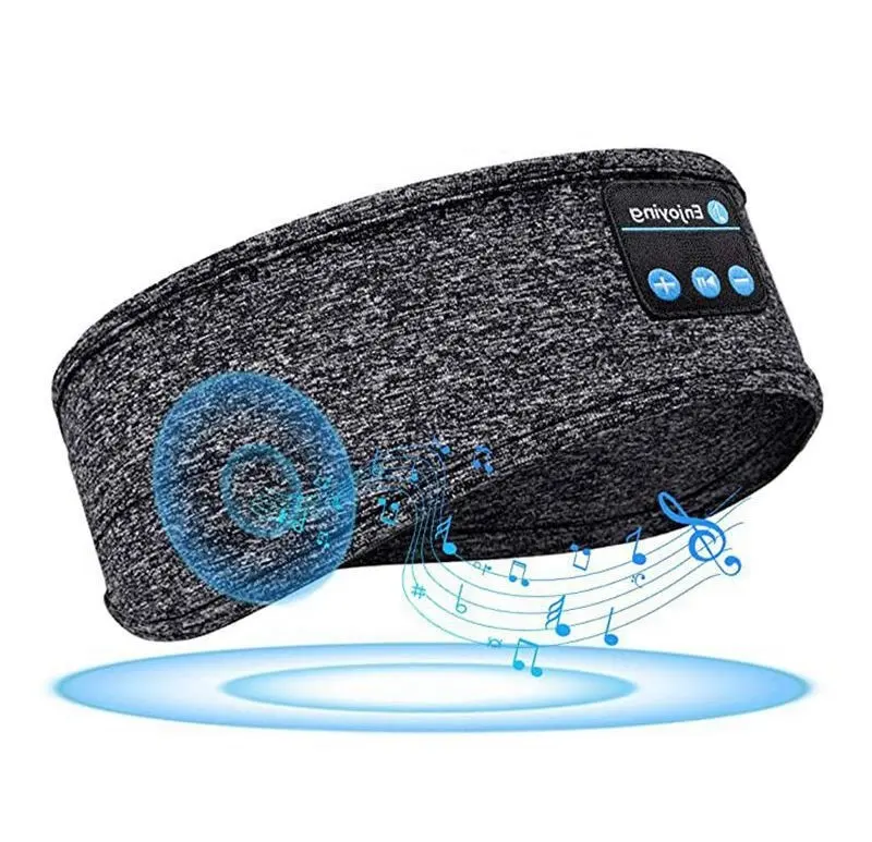 Mascherina morbida per le orecchie che esegue la fascia per il sonno Yoga maschera per gli occhi con lettore musicale Bluetooth senza fili