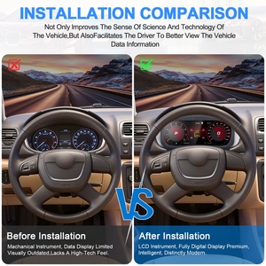 หน้าปัดดิจิตอล Navihua สำหรับรถยนต์ Skoda Fabia ปี 2008-2014 แผงหน้าปัด LCD จอแสดงผลเสมือนจริง ระบบ Linux สำหรับรถยนต์ - Product Image 2