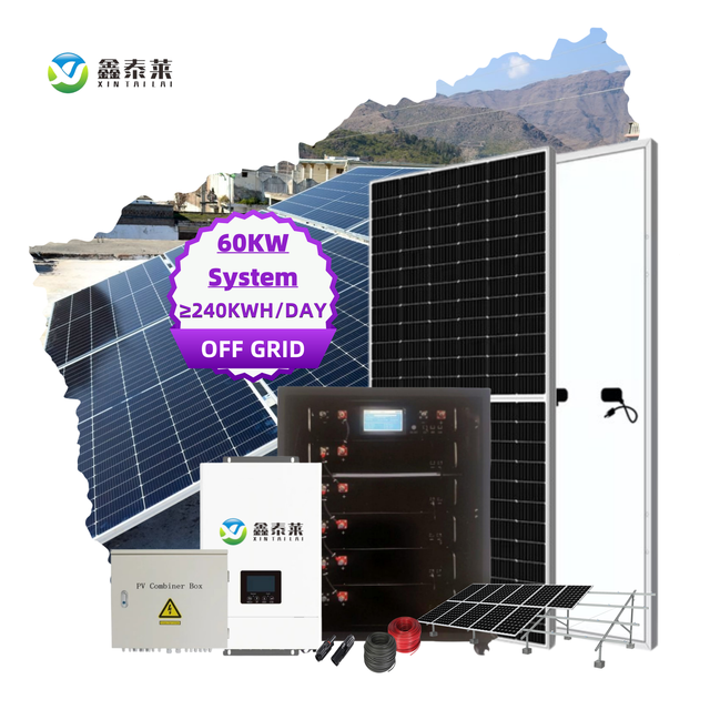 High Quality Suitable Price System with Solar Panels Inverter 80KW All in One Off Grid Solar Power Storage System