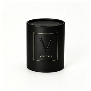 Luxury Matte <b>Black</b> Rigid Cardboard Round <b>Box</b> for Luxury Scented Candle Packaging Bespoke Logo Wholesale Price - Product Image 5