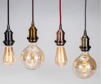 Boîtier en verre décoration en forme d'amour 2300k led G95 e27 4w ampoule à filament