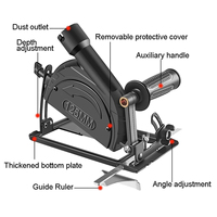 Support pour meuleuse d'angle, support pour meuleuse d'angle, angle réglable à 45 degrés, base pour meuleuse d'angle, support de coupe fixe à la main