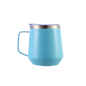 <span class=keywords><strong>Amazon</strong></span> venta caliente color personalizado doble pared acero inoxidable vacío oficina botella taza de café con mango - Product Image 5