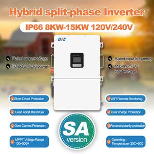 Système hybride mural 10 kW SA Standard 120 V/240 V 51,2 V/48 V 3 MPPT double/simple On/Off-Grid haute fréquence IP65 WiFi APP - Product Image 4