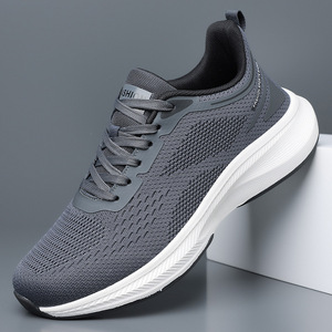 Chaussures décontractées pour hommes en gros – Tendance mode été et automne, style rétro papa, à lacets, pour course en extérieur, tige en tissu - Product Image 3