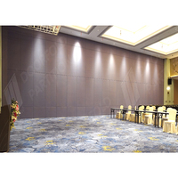 Cloison de séparation acoustique pliable de conception moderne Dernier mur d'accordéon mobile pour la salle à manger