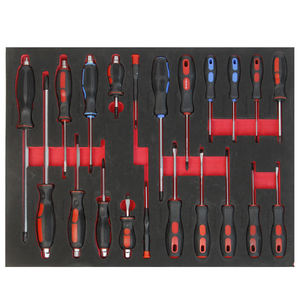 خزانة معدنية احترافية تحتوي على 283 قطعة مع <span class=keywords><strong>8</strong></span> أدراج، عرض 56 سم، طول 74 سم، عمق 14 سم، ارتفاع 87 سم لتخزين أدوات الجراج - Product Image 5