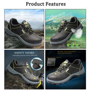 รองเท้าเซฟตี้สำหรับงานอุตสาหกรรมฤดูหนาวและฤดูร้อน JIANKUN สำหรับผู้ชาย รองเท้าหนังลายนูนกันน้ำ พร้อมหัวเหล็กป้องกันการเจาะทะลุและป้องกันการกระแทก - Product Image 4