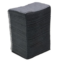 Bavoirs de tatouage jetables bavoir dentaire imperméable noir feuilles de tatouage tapis de couverture de Table 125 pièces accessoire de tatouage