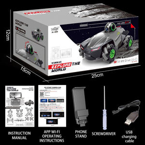 2.4GHz telecomando auto con luci a LED 720P HD WiFi grandangolare telecamera in tempo reale trasmissione gesto foto/<span class=keywords><strong>Video</strong></span> - Product Image 6