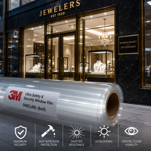 3M Security Window <strong>Film</strong> PET <strong>Safety</strong> Window <strong>Film</strong> Anti Shatter UV Protection Heat Insulation 2 Mil Building <strong>Glass</strong> Security <strong>Film</strong> Hotel - Product Image 1