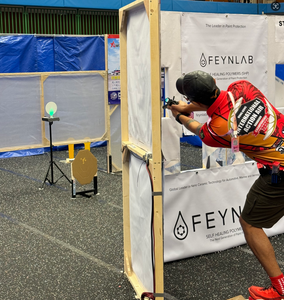 Kit de temporizador de disparo de pistola de aire IPSC incluye temporizador inalámbrico + placa de parada para entrenamiento de aire de acción - Product Image 2