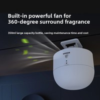Diffuseur d'aromathérapie mural, télécommande 4G, distributeur de parfum intelligent, fonctionnement silencieux, capacité de 350 ml, automatique