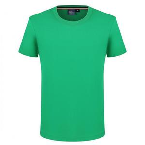 T-shirt à col rond à manches courtes en coton rouge, uniforme de travail, impression de logo publicitaire, usage quotidien - Product Image 3