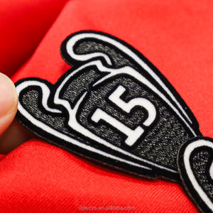 <span class=keywords><strong>Logo</strong></span> <span class=keywords><strong>de</strong></span> club <span class=keywords><strong>de</strong></span> sport <span class=keywords><strong>de</strong></span> football 3D personnalisé Impression par transfert <span class=keywords><strong>de</strong></span> chaleur <span class=keywords><strong>Flocage</strong></span> Badges Patches pour vestes Style thermocollant Type-Feutre principal - Product Image 4