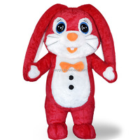 Tenue gonflable géante de lapin pour événements publicitaires et location, 2,2/2,6 m, à gonflage rapide, en vente