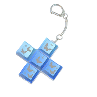 Custom Shape Finger Fidget Button Mechanical Keyboard Keycaps Office Decompression Calming Keychain Gifts For Children Adult