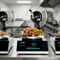 Machine de cuisson semi-automatique professionnelle en acier inoxydable à alimentation manuelle pour comptoir, idéale pour la cuisson et les sautés en cantine – Vente directe usine