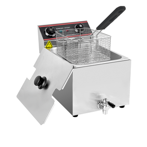 Friggitrice elettrica multifunzione commerciale per patate di tacchino nuova usata per il ristorante Hotel Food Shop per uso domestico fonte di energia