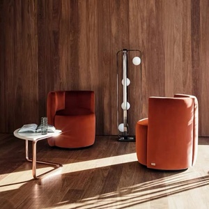 <span class=keywords><strong>Fauteuil</strong></span> rembourré sur mesure <span class=keywords><strong>sans</strong></span> pieds, de forme ronde, en tissu, pour ensemble de meubles de salon - Product Image 2