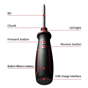 Ananke Tools 3.6V Rechargeable Cordless Mini Electric Screwdriver <b>Set</b> 2000mAh Battery 3Nm <b>Torque</b> Light Weight Household - Product Image 3