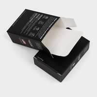 Boîte à savon pliable en papier artistique personnalisable avec finition en feuille, avantage UV, gaufrage, laminage mat, boîte d'emballage cadeau, type dossiers