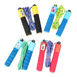 Corde à sauter avec poignée en éponge, sports et fitness en plein air, corde à sauter avec compteur pour adultes et enfants, équipement sportif pour le milieu d'âge - Product Image 5