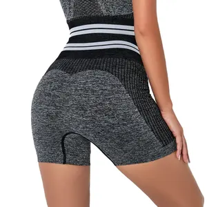 High-Waisted Hip Lift Sports Shorts Women'S Network Celebrity Tight Butt Yoga Pants Quick Dry Training Running Fitness Pants