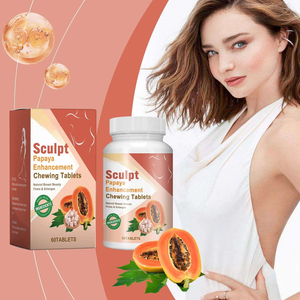 ODM/OEM Natürlicher Papaya-Extrakt Kaubare Pillen zur Brustvergrößerung für Erwachsene, Immununterstützung und Energiemanagement, 60 Stück - Product Image 5