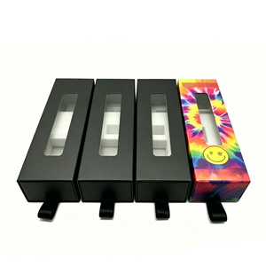 Custom Logo Packaging Black Rigid Box Custom Child Proof sliding draw box Packaging - Product Image 6