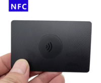 Kartu Bisnis NFC ISO14443A N 213 215 216 NFC logam kelas atas permukaan Matte NFC kartu bisnis UID dapat diubah