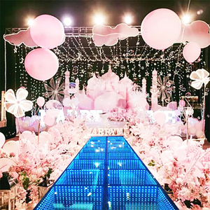 จัดส่งรวดเร็ว DHL ฟลอร์เต้นรำไฟ LED 48ชั่วโมงพร้อมโหมดควบคุม DMX512 - Product Image 3