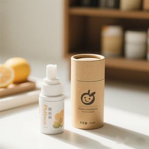 Tea Safe Cylinder Paper Tube Custom Print Eco-Friendly Packaging Tube Moisture Proof Tea Tube <b>Round</b> Cardboard Packaging <b>Box</b> - Product Image 4
