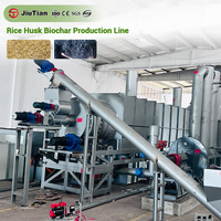 Usine de carbonisation de biomasse à base de balle de riz sans fumée pour la production de biochar et la séquestration de carbone agricole