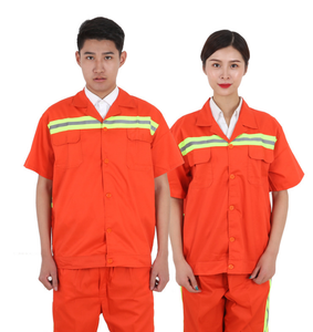 Uniforme de Trabajo Reflectante de Manga Corta para Jardinería, Limpieza de Propiedades, Mantenimiento de Carreteras - Product Image 2